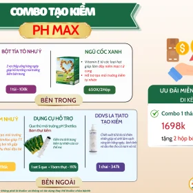 Combo TẠO MÔI TRƯỜNG KIỀM PH MAX