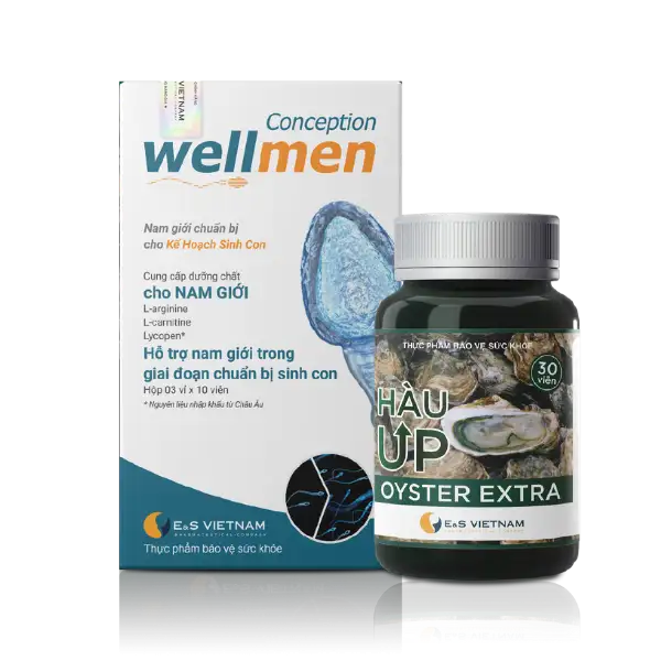 Combo Hàu UP & Wellmen Conception