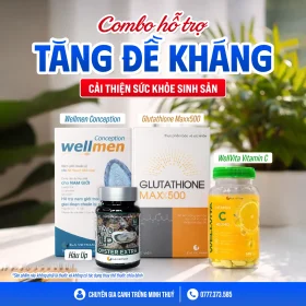 COMBO HỖ TRỢ TĂNG ĐỀ KHÁNG – CẢI THIỆN SKSS CHO BỐ MONG CON