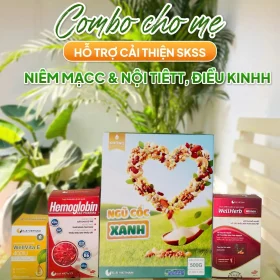 Combo ĐIỀU HÒA KINH NGUYỆT- HỖ TRỢ NỘI TIẾT TỐ