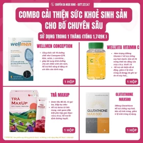 COMBO CẢI THIỆN SỨC KHOẺ SINH SẢN CHO BỐ CHUYÊN SÂU