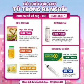 COMBO TẠO MÔI TRƯỜNG AXIT