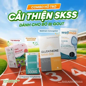 COMBO HỖ TRỢ CẢI THIỆN SKSS CHO BỐ BỊ GOUT