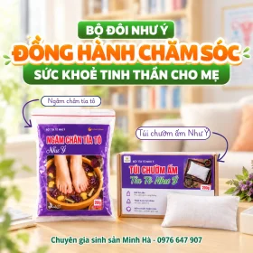 BỘ ĐÔI NHƯ Ý - ĐỒNG HÀNH CHĂM SÓC SỨC KHỎE TINH THẦN CHO MẸ