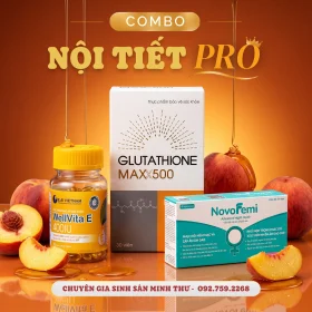 COMBO NỘI TIẾT PROMAX CHO MẸ KHÔ HẠN